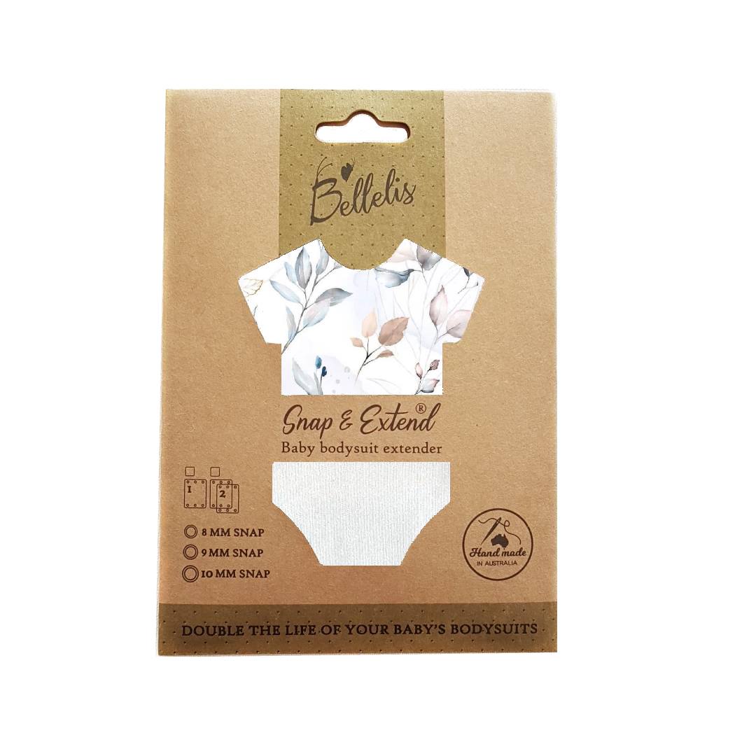 4 x Snap & Extend® Baby Bodysuit (onesie) Extender - BEST 1st TIME BUY ·  Bellelis Australia Pty Ltd