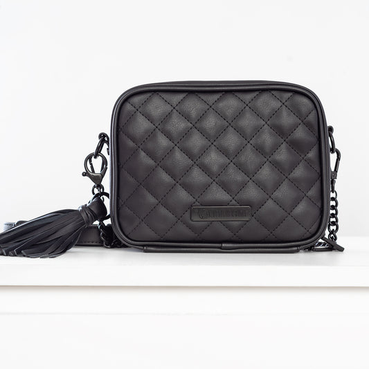 Designer Bums Cross Body Bag- Black